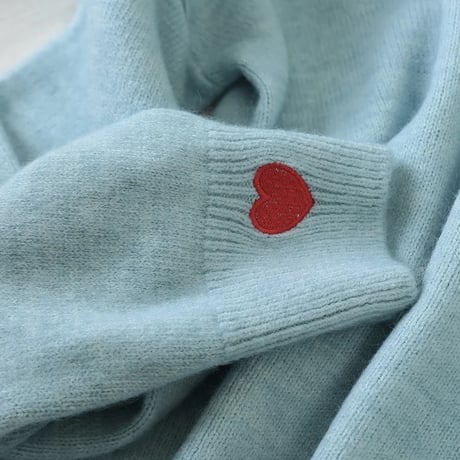 【進撃のノア様着用♡】【Red即納】ハートステッチニット 7色展開