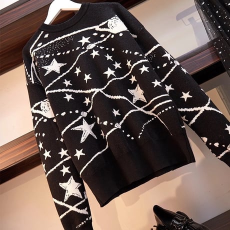 スペースニット メッシュスタースカートセット