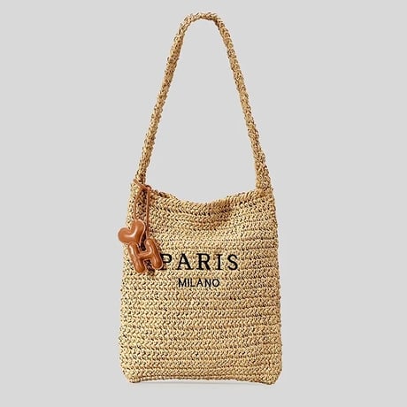 PARIS ストローバッグ 3色展開