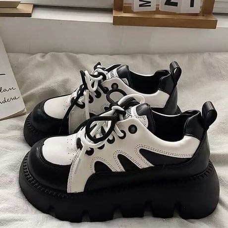 ハイソール バイカラースニーカー 2色展開