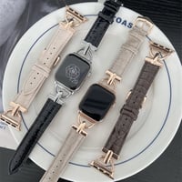 アップルウォッチ メタルレザーバンド 5色展開
