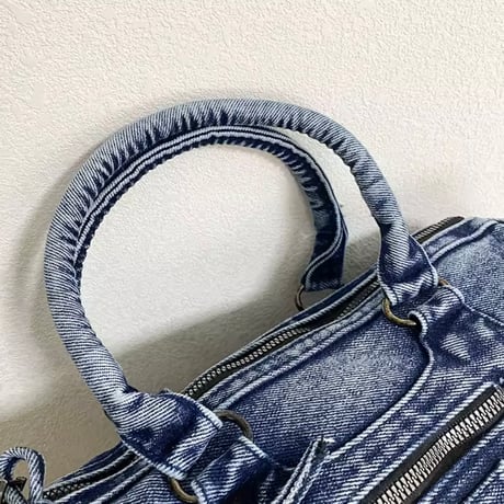 ウォッシュデニムバッグ 2色展開