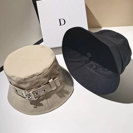 ベルトモチーフ ラメバケットハット 2色展開