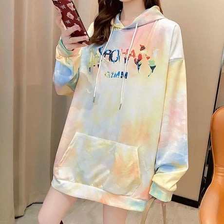 バックスマイル マーブルパーカー 3色展開