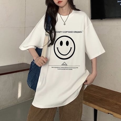 スマイリー オーバーTシャツ 2色展開