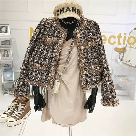 エレガンスツイード ジャケット 2色展開