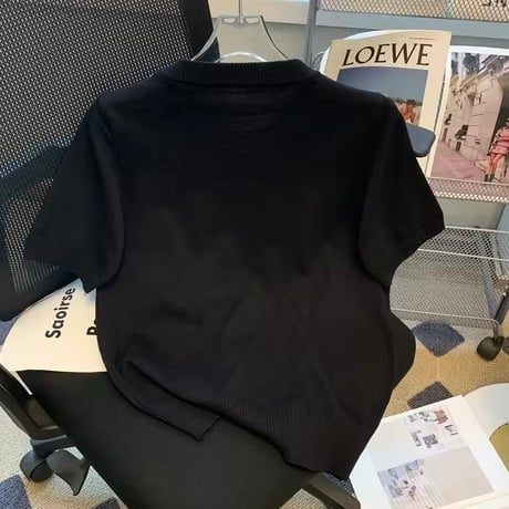 Rビジューパールサマーニット 2色展開
