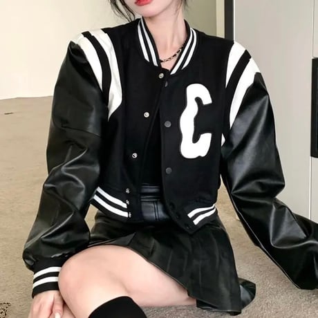 モノトーン ショートブルゾン