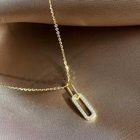【Silver925】フープネックレス 2色展開