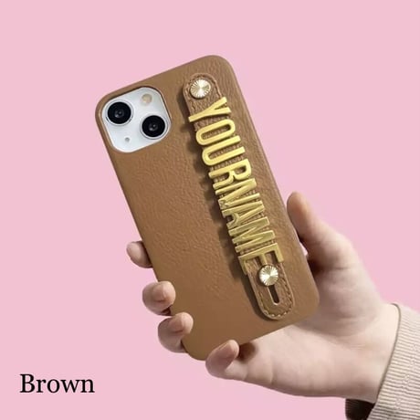 【文字入れ】カスタムレザー iPhoneケース 9色展開