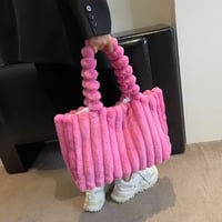 プラッシュファーバッグ 6色展開