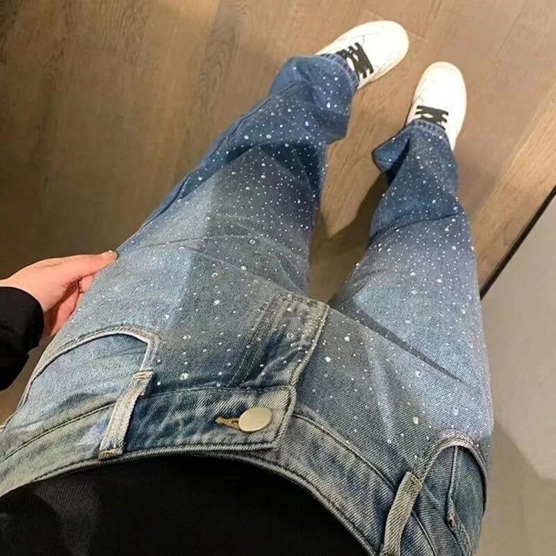 ラインストーンデニム ラインストーン グラデーションデニム | Selectshop.Joie