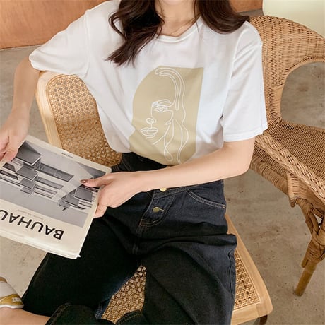 モダンフェイス Tシャツ 2色展開