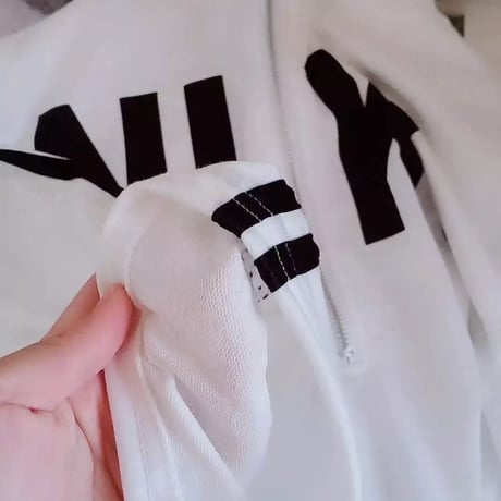 ロゴジッパー オーバーワンピース 2色展開