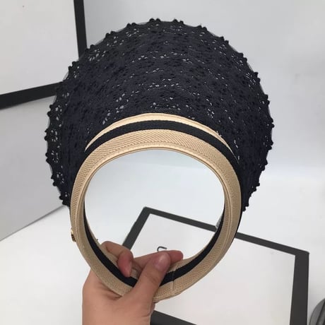 レースサンバイザー 2色展開