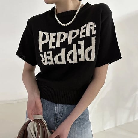 PEPPER サマーニット 2色展開