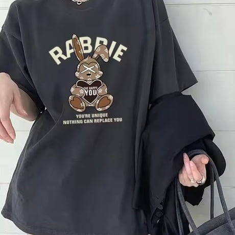 RABBIEオーバーTシャツ 7色展開