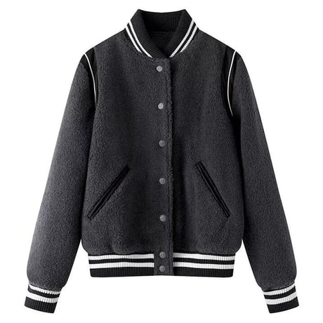 ラムウールライン ボアジャケット 2色展開