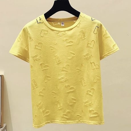 ハートシースルー Tシャツ 4色展開