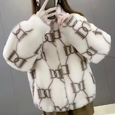 ハイネックファージャケット 2色展開