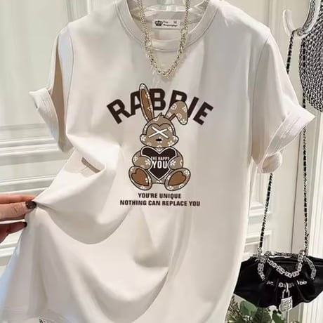 RABBIEオーバーTシャツ 7色展開