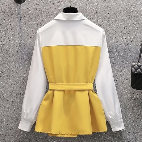 トレンチダブルブレスト ブラウス 2色展開