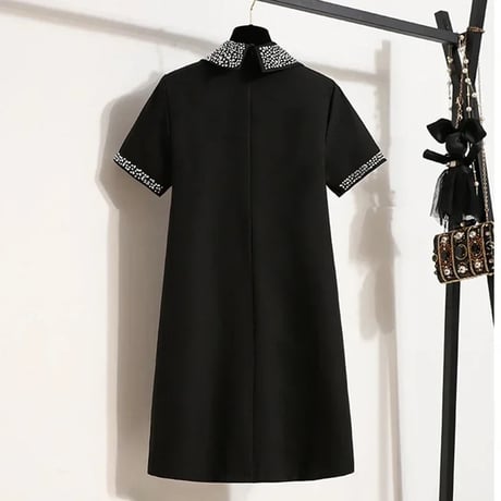 ビジューカラー ワンピース 2色展開