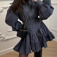 ブラウススカートセットアップ 4色展開