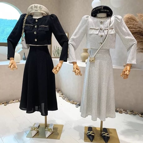 チェーンモチーフ セットアップ 2色展開