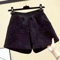 ウエストゴムラメツイードパンツ