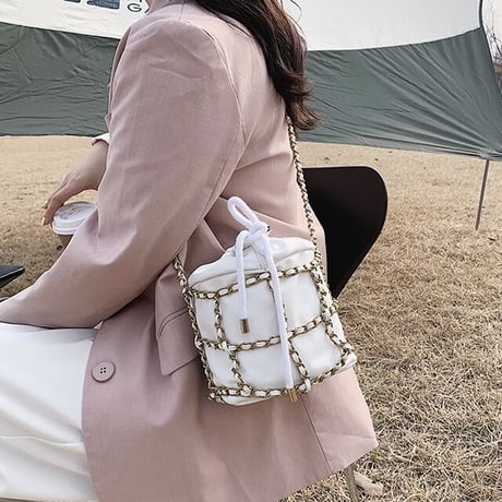 チェーンマッチ パースバッグ 2色展開