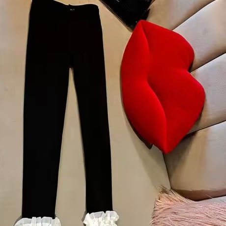 パールフリルステッチパンツ 2色展開