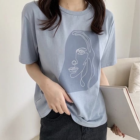 モダンフェイス Tシャツ 2色展開