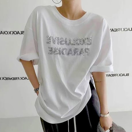 シルバースパンコールロゴ Tシャツ 3色展開