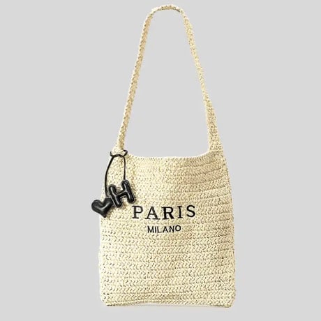 PARIS ストローバッグ 3色展開