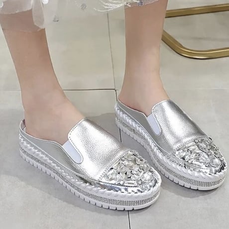 ビジュートゥ レザースリッポン 2色展開
