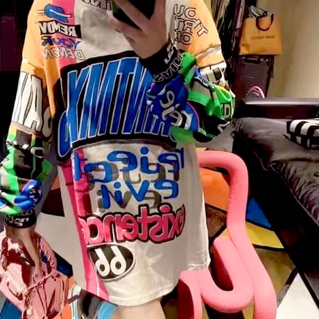 カラフルレタリング オーバートップス