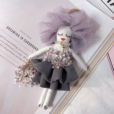 フラワーガール キーリング 2色展開