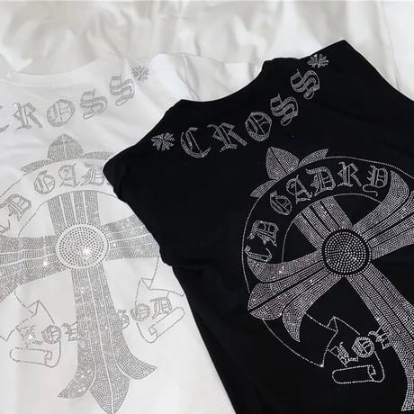 ビッグクロスストーンTシャツ 2色展開