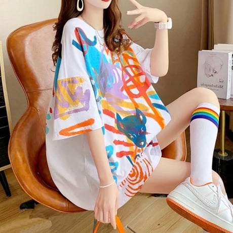 カラフルグラフィティ Tシャツ 2色展開