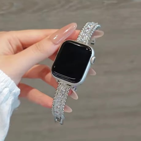 Applewatch ジルコニアストーンベルト 4色展開