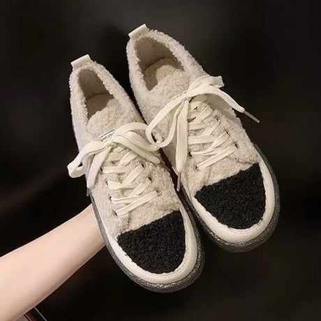 ボアスニーカー 3色展開