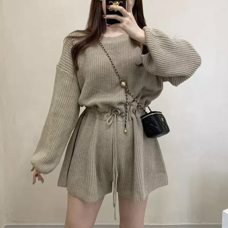 ウエストマーク ニットロンパース 4色展開