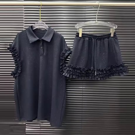 ラペルセットアップ 2色展開