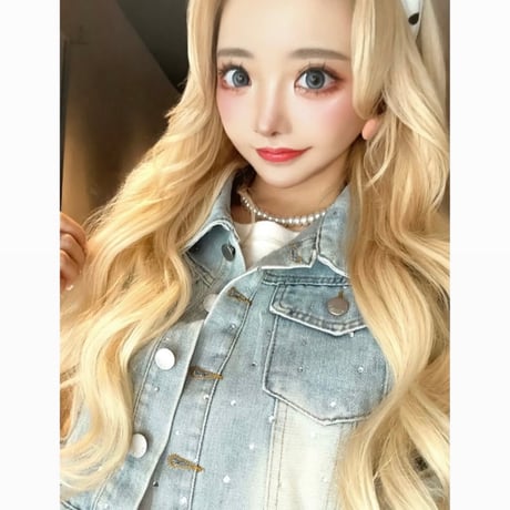 ラインストーンデニムセットアップ