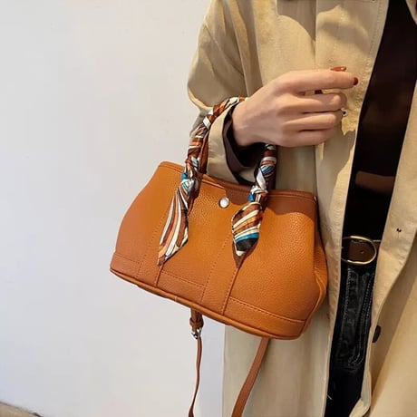 2way スカーフ付きハンドバッグ 6色展開