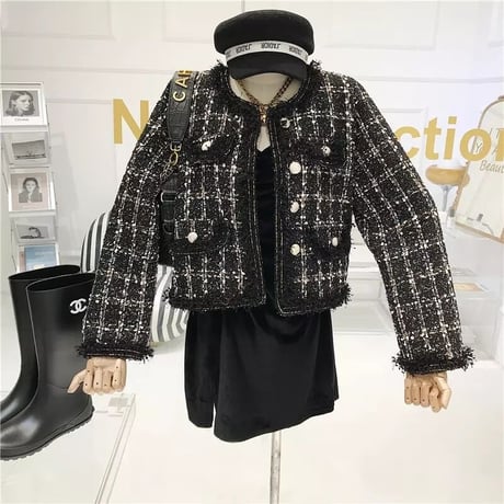 エレガンスツイード ジャケット 2色展開