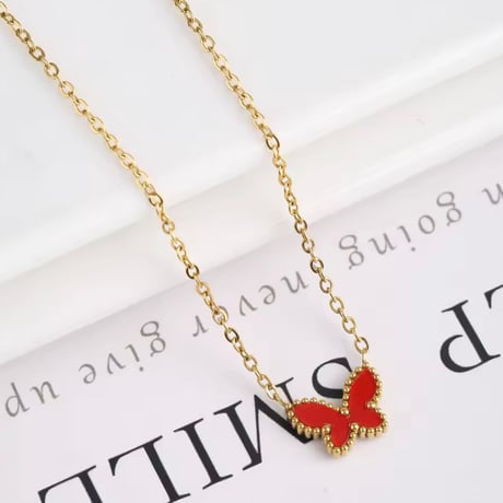バタフライネックレス 4色展開