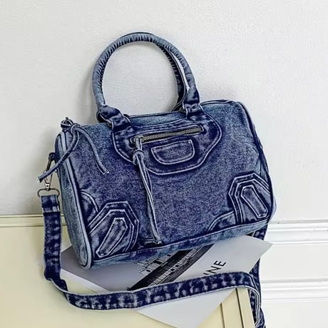 ウォッシュデニムバッグ 2色展開