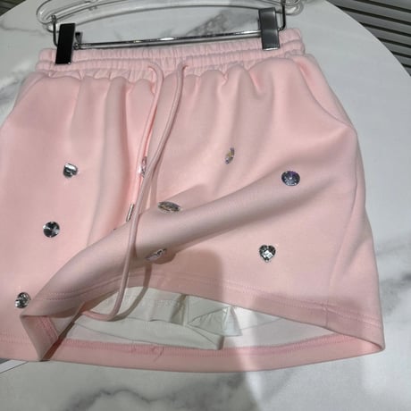 クリスタルビジュー スウェットセットアップ 3色展開
